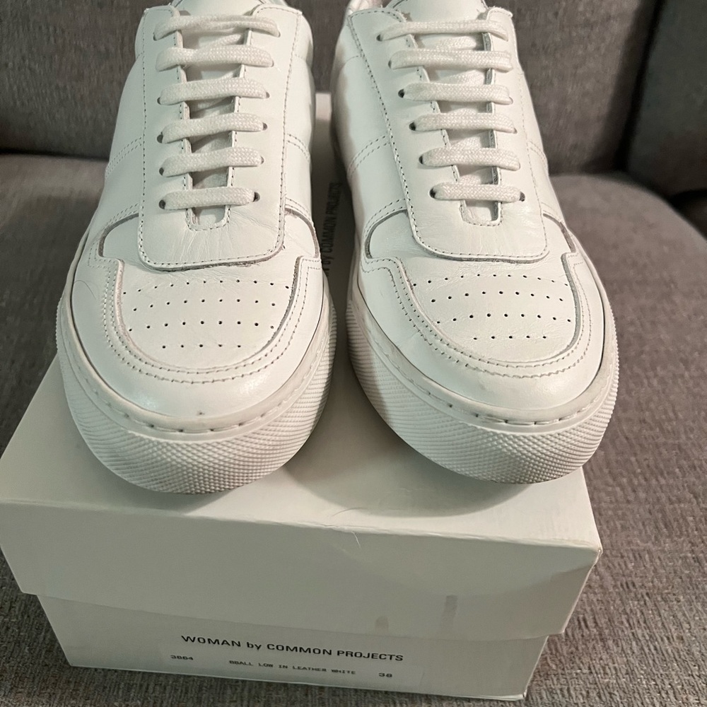 Common Projects White Bball Low Sneakers Womens 3… - image 3